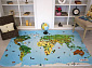 Детский развивающий 3D ковер КАРТА МИРА 86033