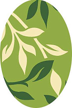 Ковер FLOWER VR15 GREEN Овал