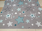 Детский ковер-палас ЗВЕЗДЫ СИЯЮТ серый