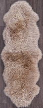 Ковер Овчина Sheepskin Sheepskin 55x190 светло бежевый