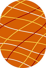SUNRISE V852 ORANGE-YELLOW Овал