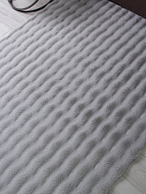 Ковер из искусственного меха BUBBLE PX1000 SILVER