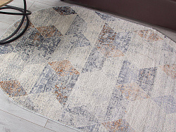 Ковер ZUMMA F257 ORANGE Овал