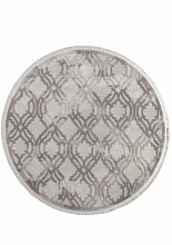 Ковер SARDES TRUVA 08423G GREY / GREY Круг