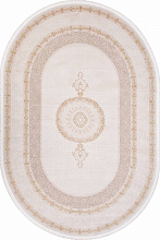 Ковер LISSABON-A SI026A BROWN / BROWN Овал