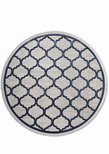 Ковер SARDES TRUVA 08422T BLUE / BLUE Круг