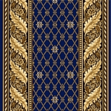 Ковровая дорожка полушерстяная KONSUL синий 