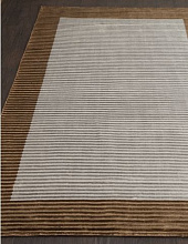 Ковер BORDER BANANA SILK LOOP&CUT HL 724 BROWN-SILVER