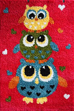 Детский ковер Совушки фризе Fantasy 12007-120