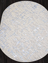 Ковер LIMAN F164 CREAM-BLUE Овал