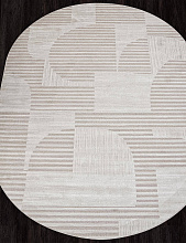 Ковер DIOS-A F440 CREAM Овал