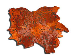 Ковер-шкура Ван Гог вулкан