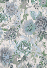 ворс вискоза с цветами  ROYAL PALACE 2020 R 17006 6767