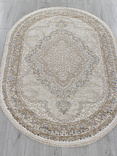 Ковер MOSSO 27226A BEIGE / NAVY Овал