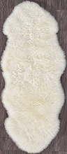 Ковер Овчина Sheepskin Sheepskin 55x145 белый