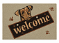 Грязезащитный коврик Modemo 100009 собака welcome