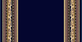 Ковровая дорожка Кремлевская темно-синяя 41509-38