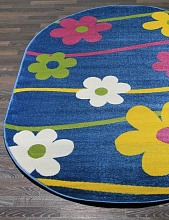 Ковер CRYSTAL 1021 BLUE Овал